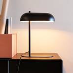 Dyberg Larsen Arch table lamp, black, metal, height 36 cm