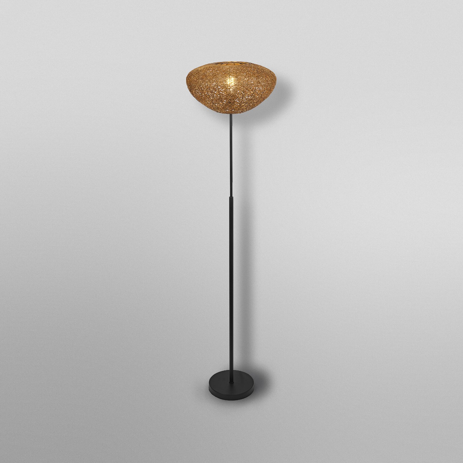 Lampa stojąca OSRAM Decor Paper Drop, papier, beżowa, E27