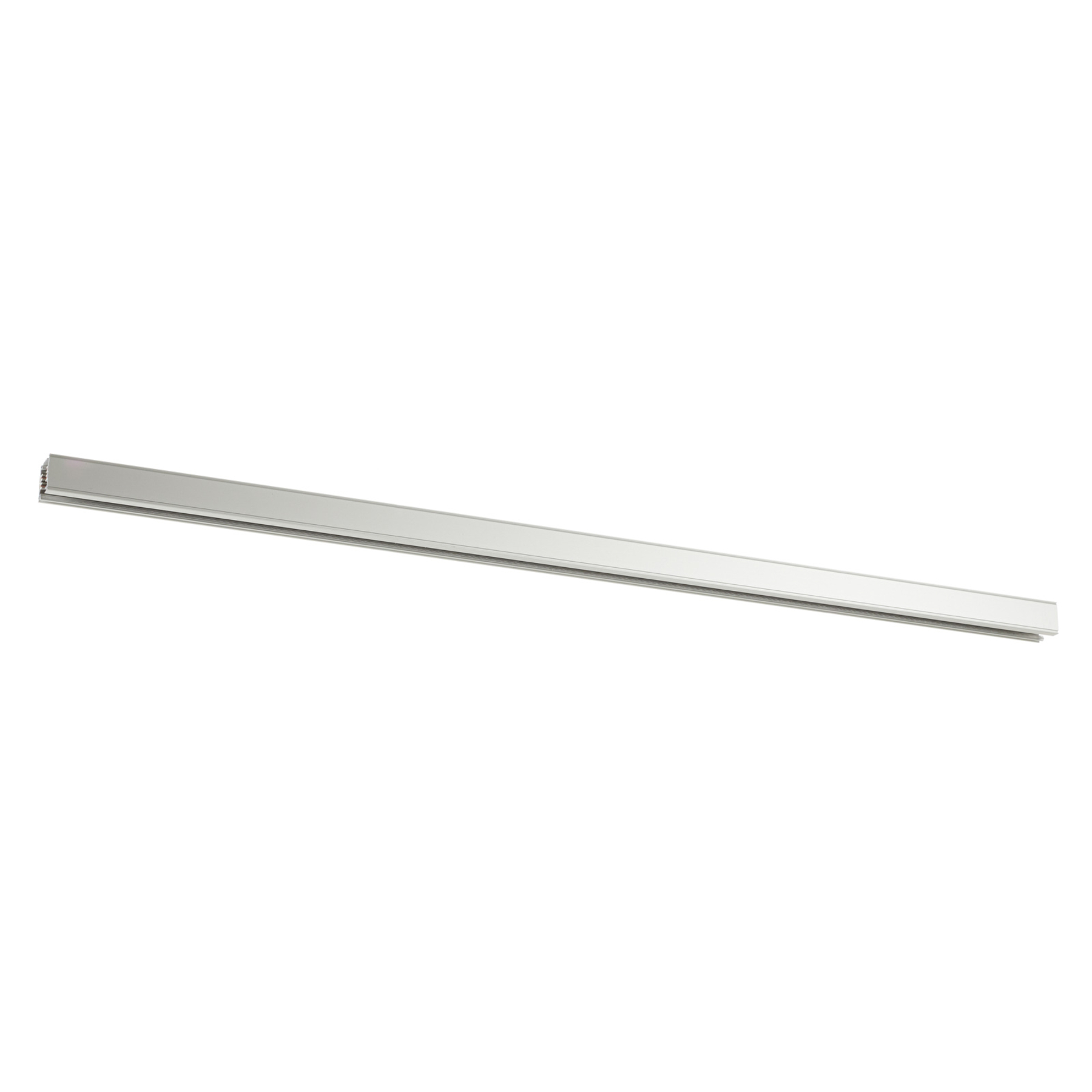 IVELA Ivela LKM Quadro three-circuit track, 3 m silver, aluminium, L: 300 cm, W: 3.6 cm, H: 3.3 cm