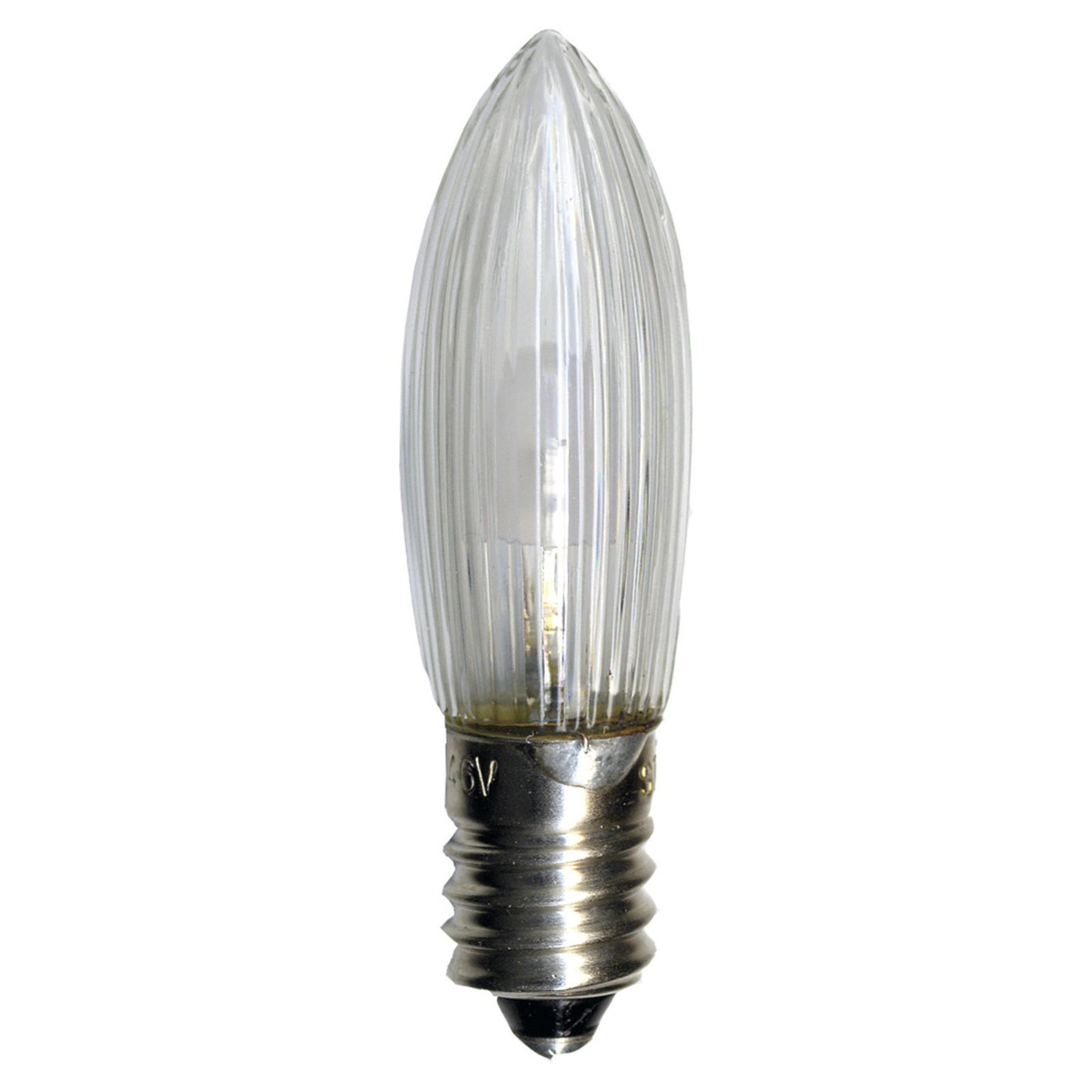 LED ersättningslampa E10 0,2W 2,100K 7-pack