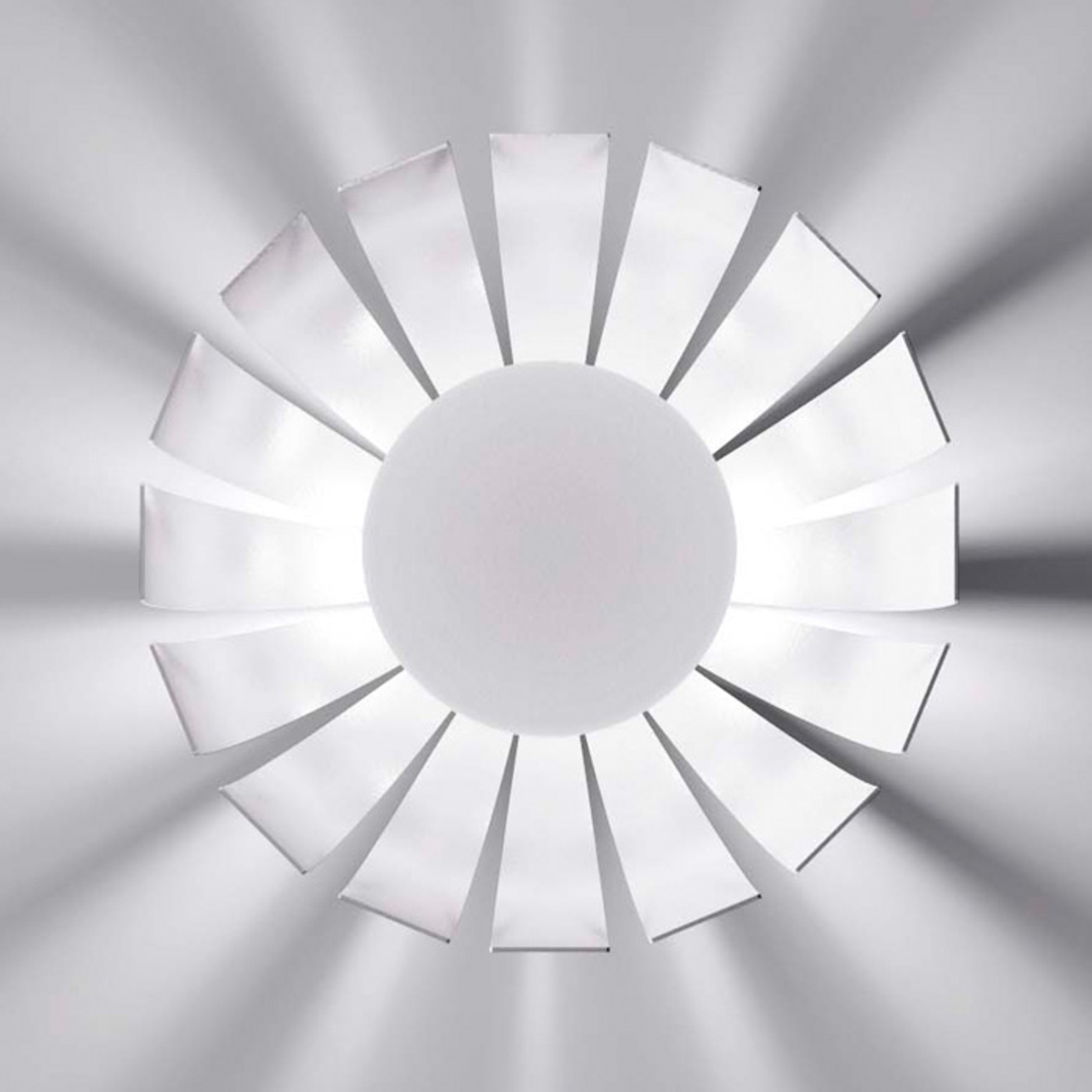 Weiße LED-Designer-Deckenleuchte Loto