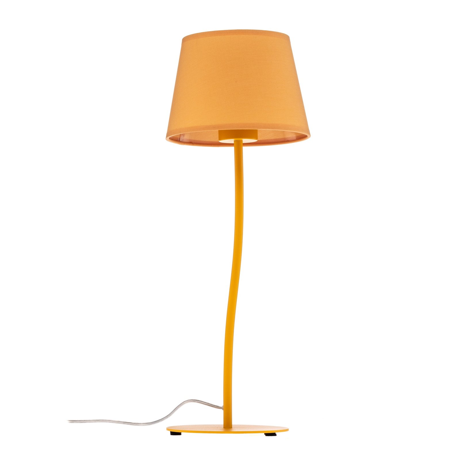 Nicola table lamp, yellow