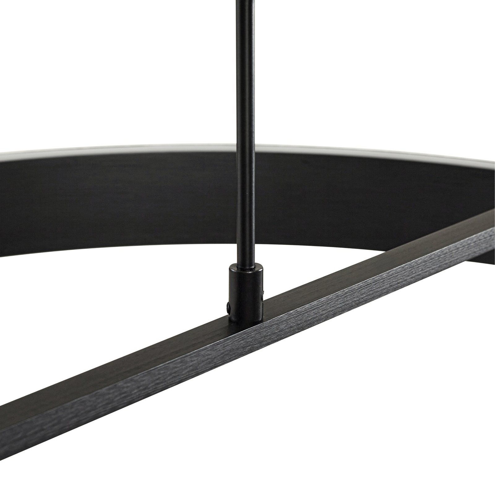 Rovan LED hanglamp Ø 60 cm CCT zwart - Lucande Rovan LED hanglamp Ø 60 cm CCT zwart - Lucande