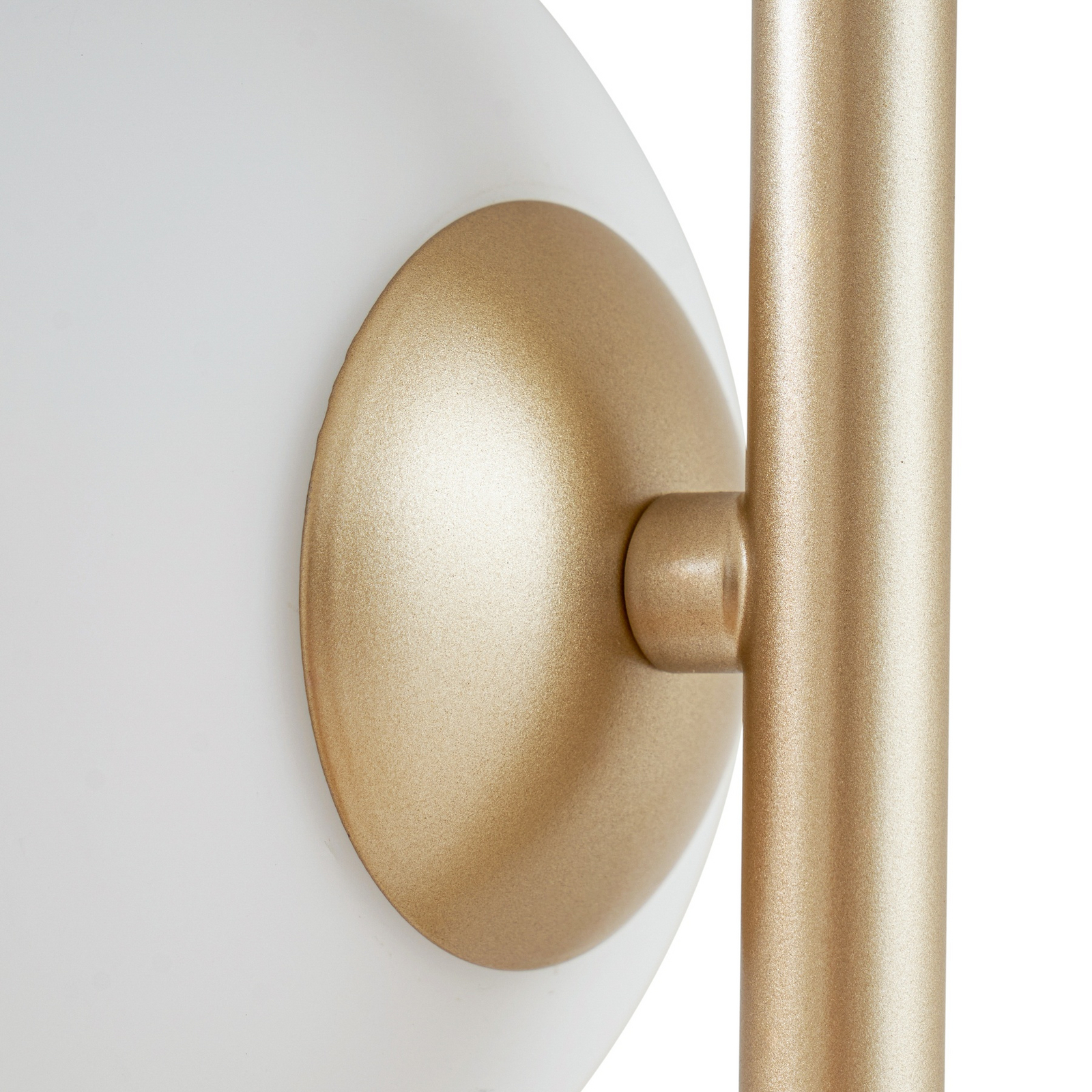 Isandro álló lámpa, opál/arany, 4 izzós, üveg/fém - Lucande