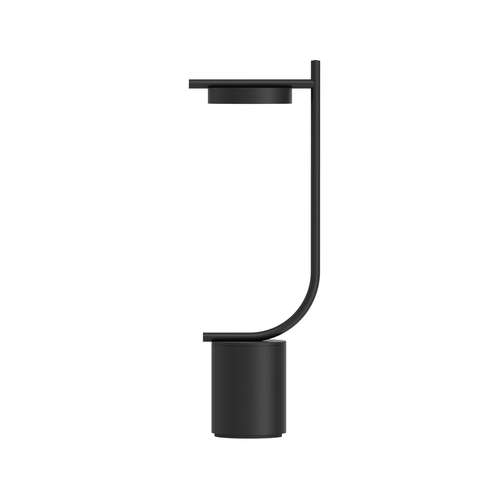 Grupa LED-Akku-Tischlampe Igram, schwarz, 40 cm, IP44