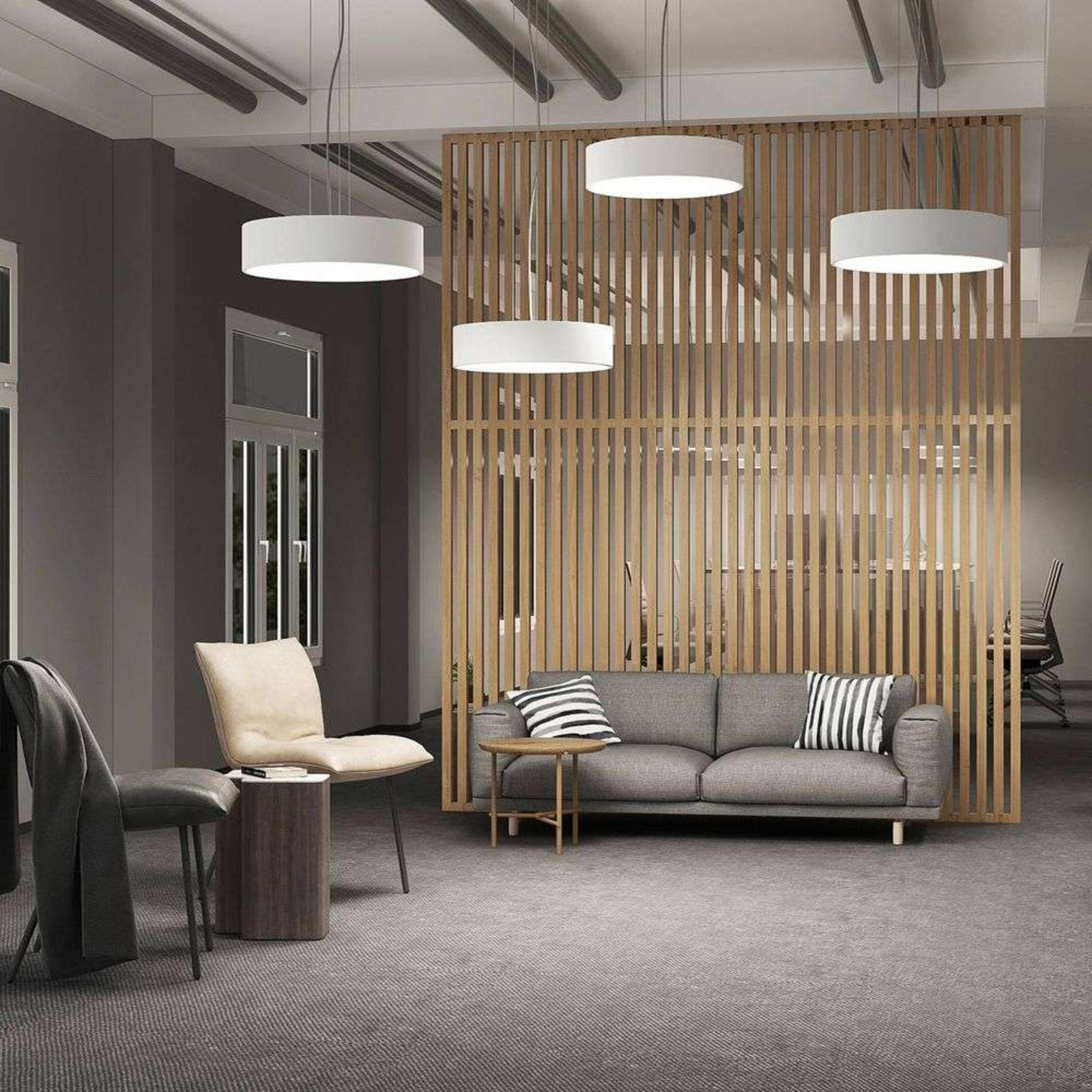 Noabelle LED Riippuvalaisin Ø40 White - Arcchio