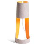 Asztali lámpa Mia szürke/narancssárga