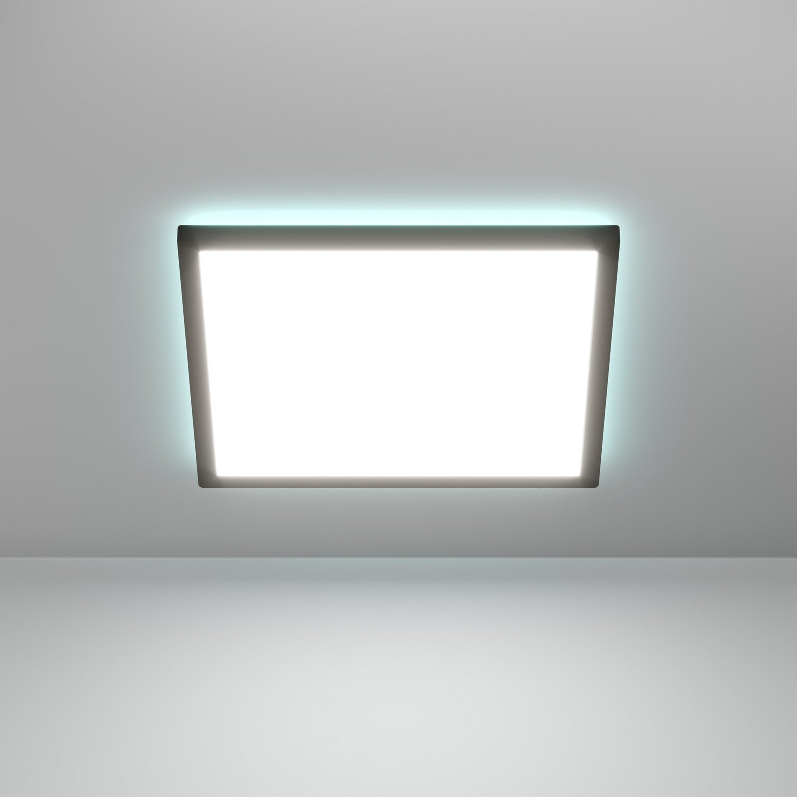 EGLO connect LED-Deckenlampe Rovito-Z, schwarz, 39 x 39 cm