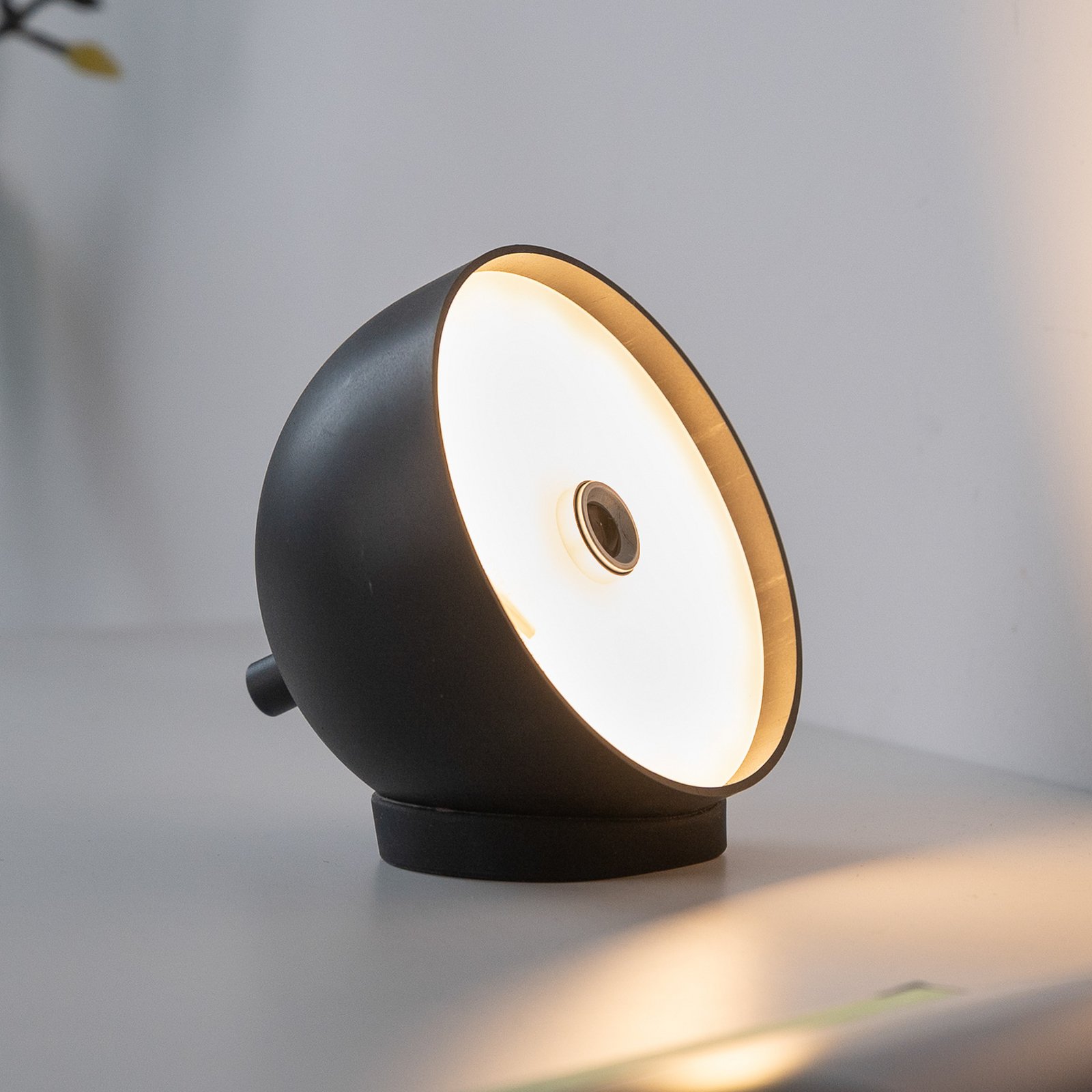 SCHÖNER WOHNEN LED-Akku-Tischlampe Bellies, schwarz, IP54 SCHÖNER WOHNEN LED-Akku-Tischlampe Bellies, schwarz, IP54