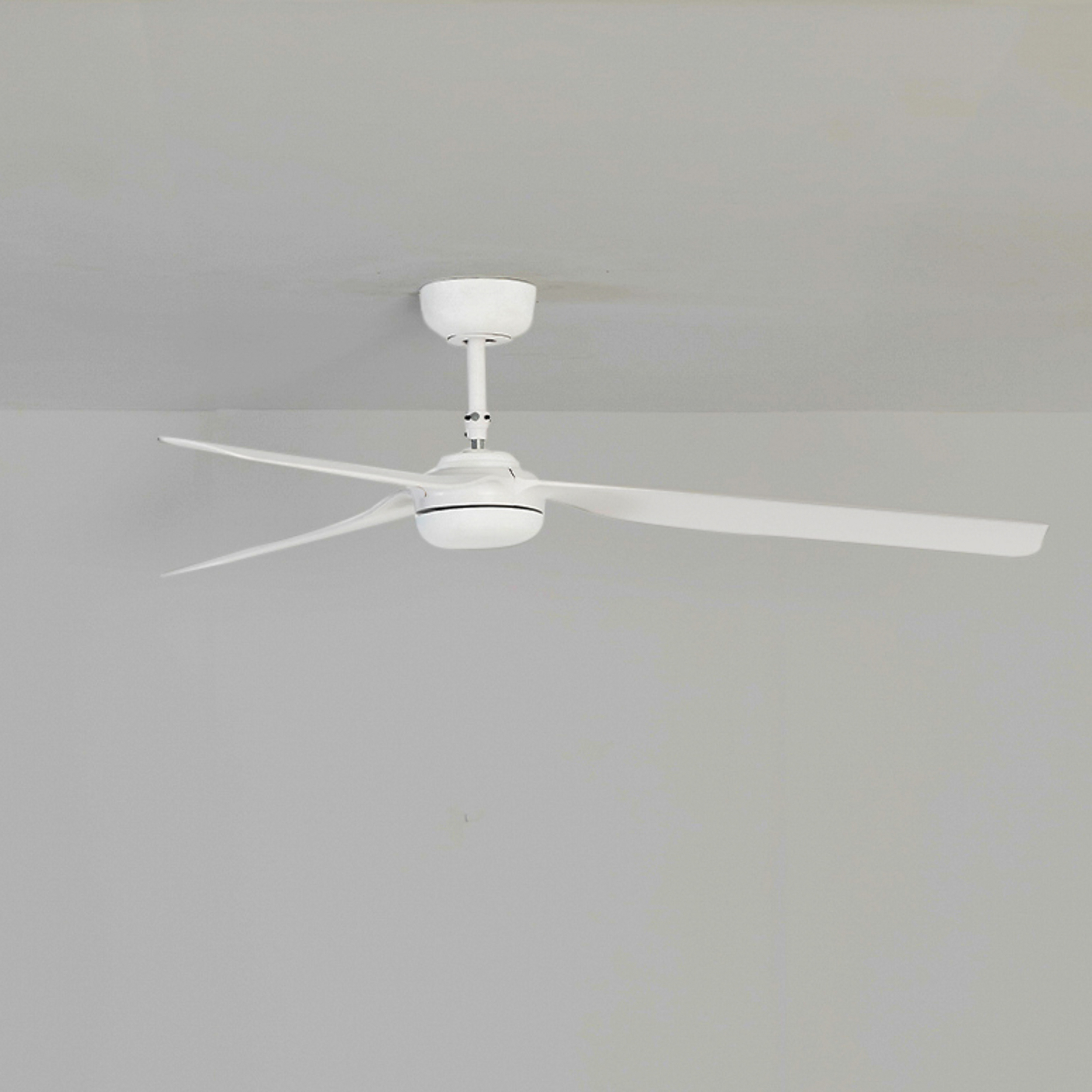 Ventilateur plafond Point M, DC, 3 pales, blanc