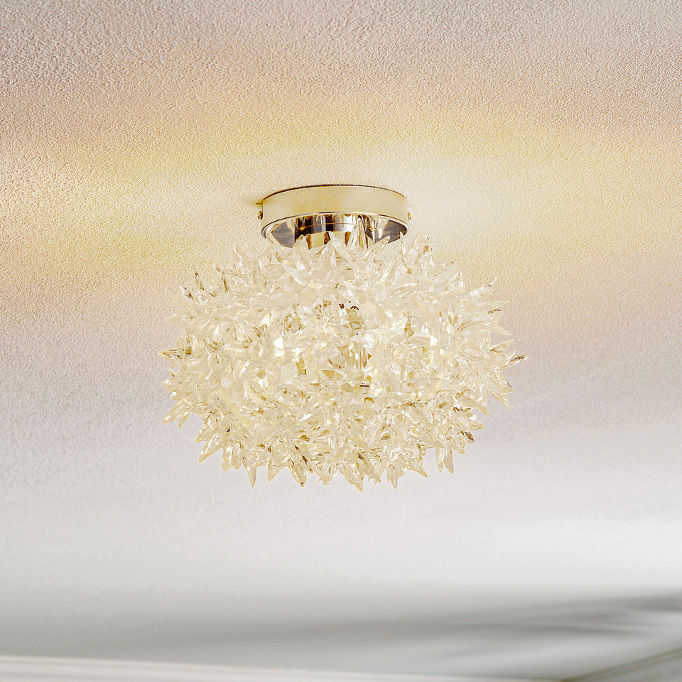 Kartell Bloom CW2 Vägglampa/Plafond Crystal, transparent från Kartell