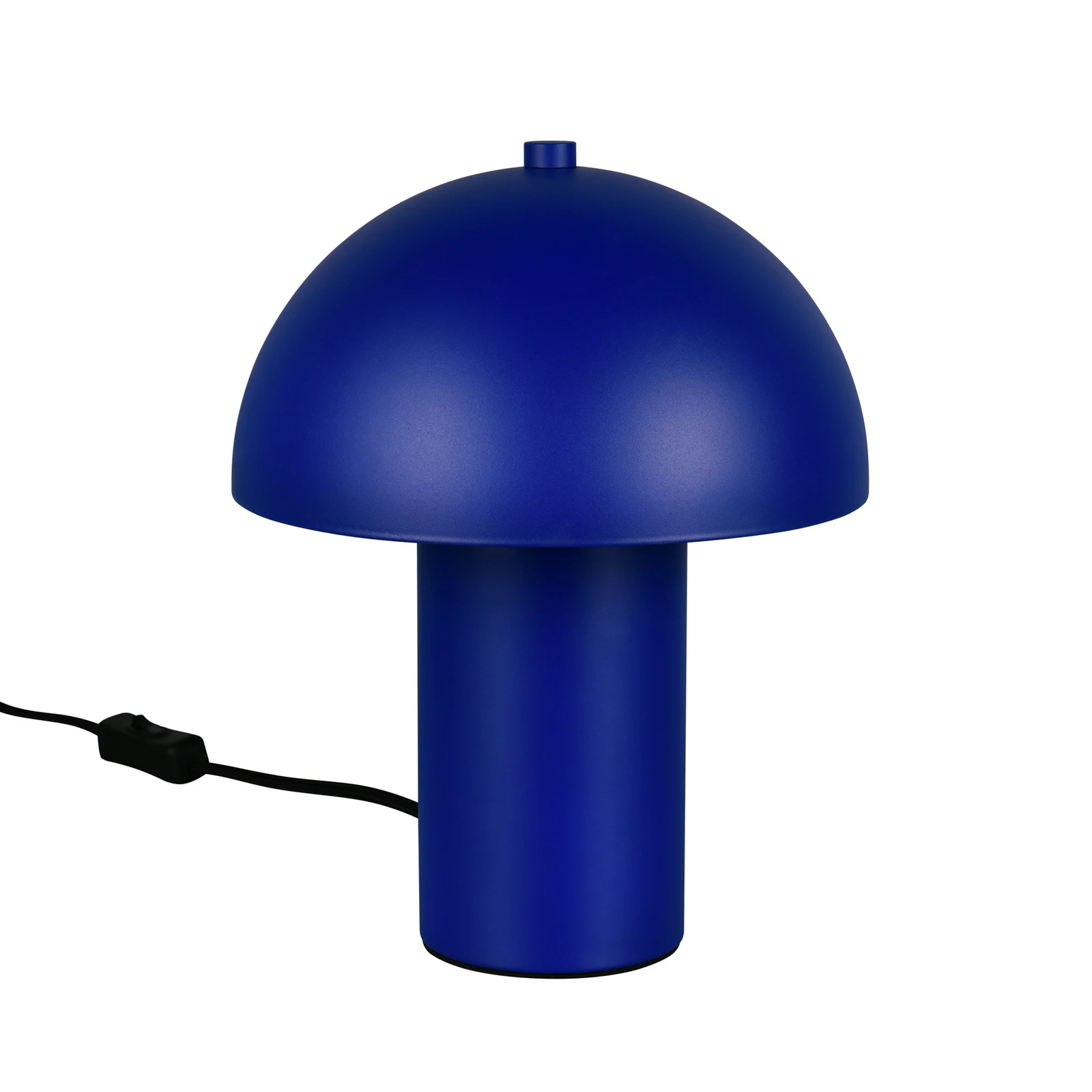 Bordlampe Enya, blå, metall, høyde 25,5 cm, E14