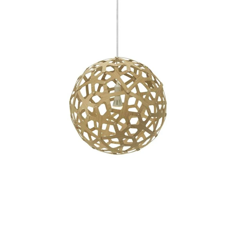 David Trubridge ltd - Coral Pendelleuchte Ø40 Pendelleuchte Bamboo David Trubridge