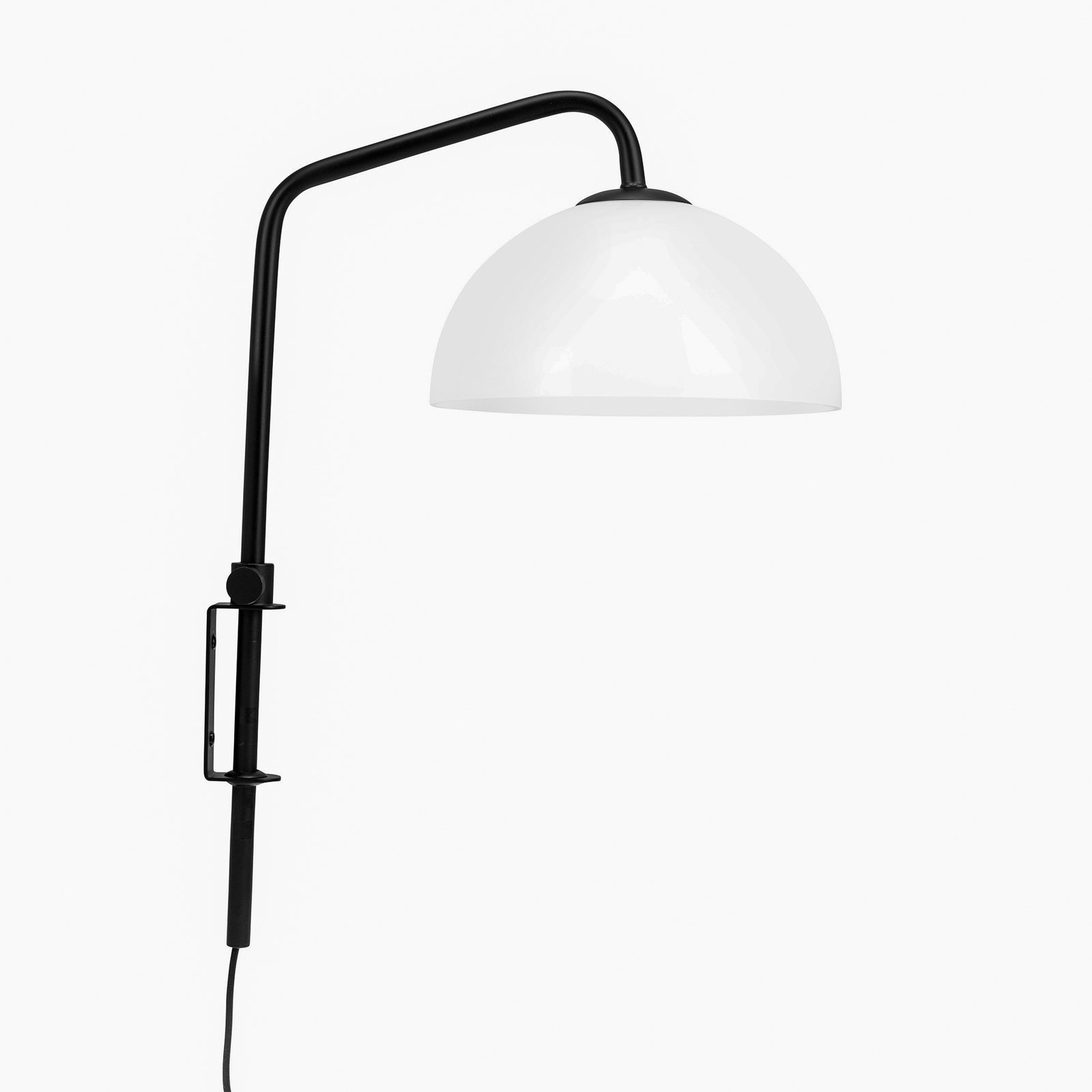 Jazz Zidna lampa Opal/Crna - DybergLarsen