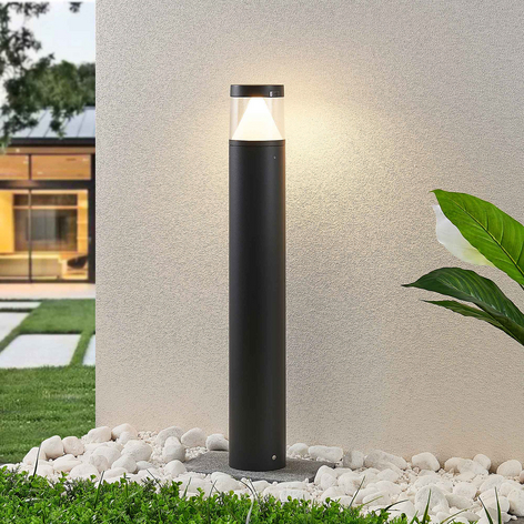 LED-pollarivalaisin Darja harmaa alumiini 80 cm