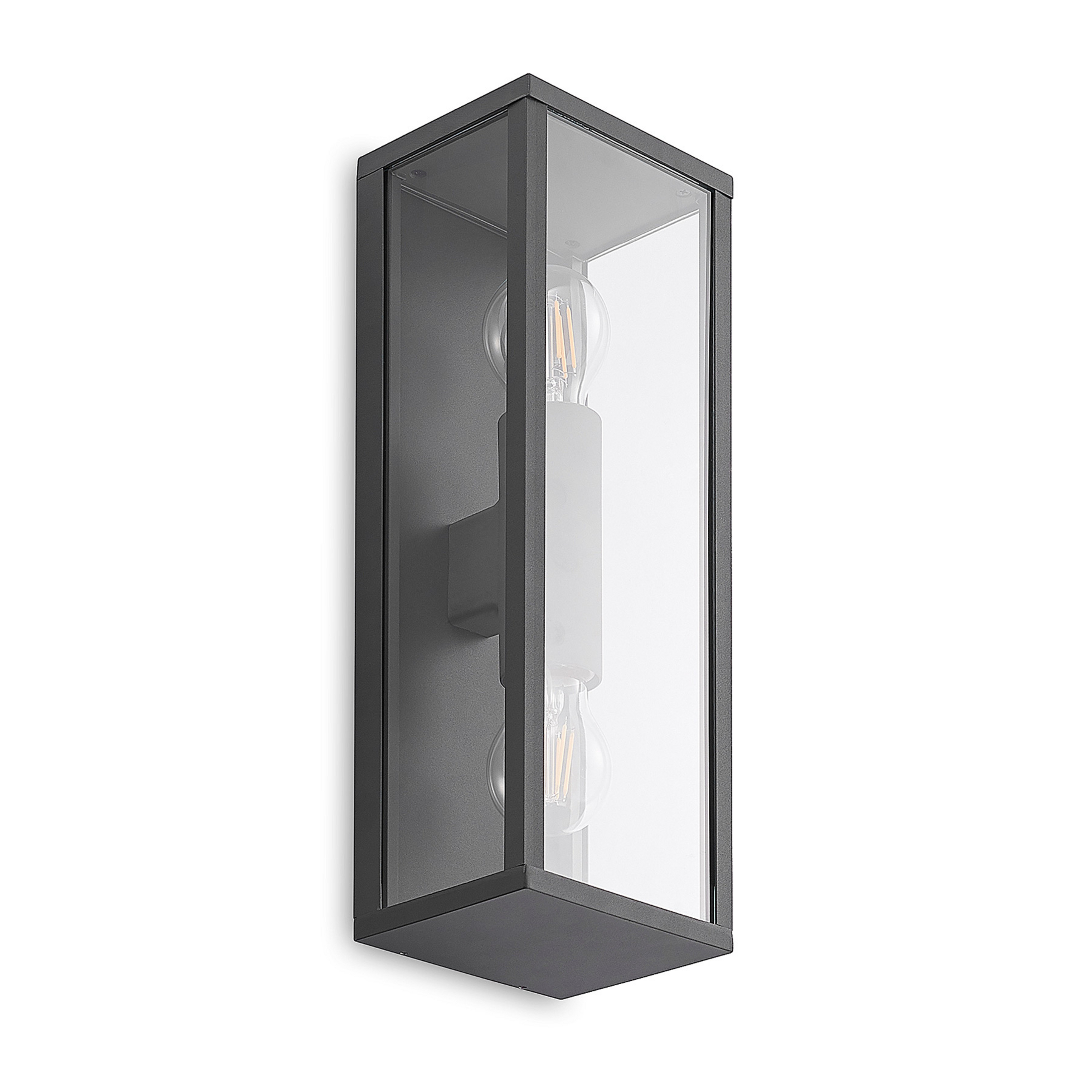 Peldar 2 Aplique Exterior Dark Grey - Lindby