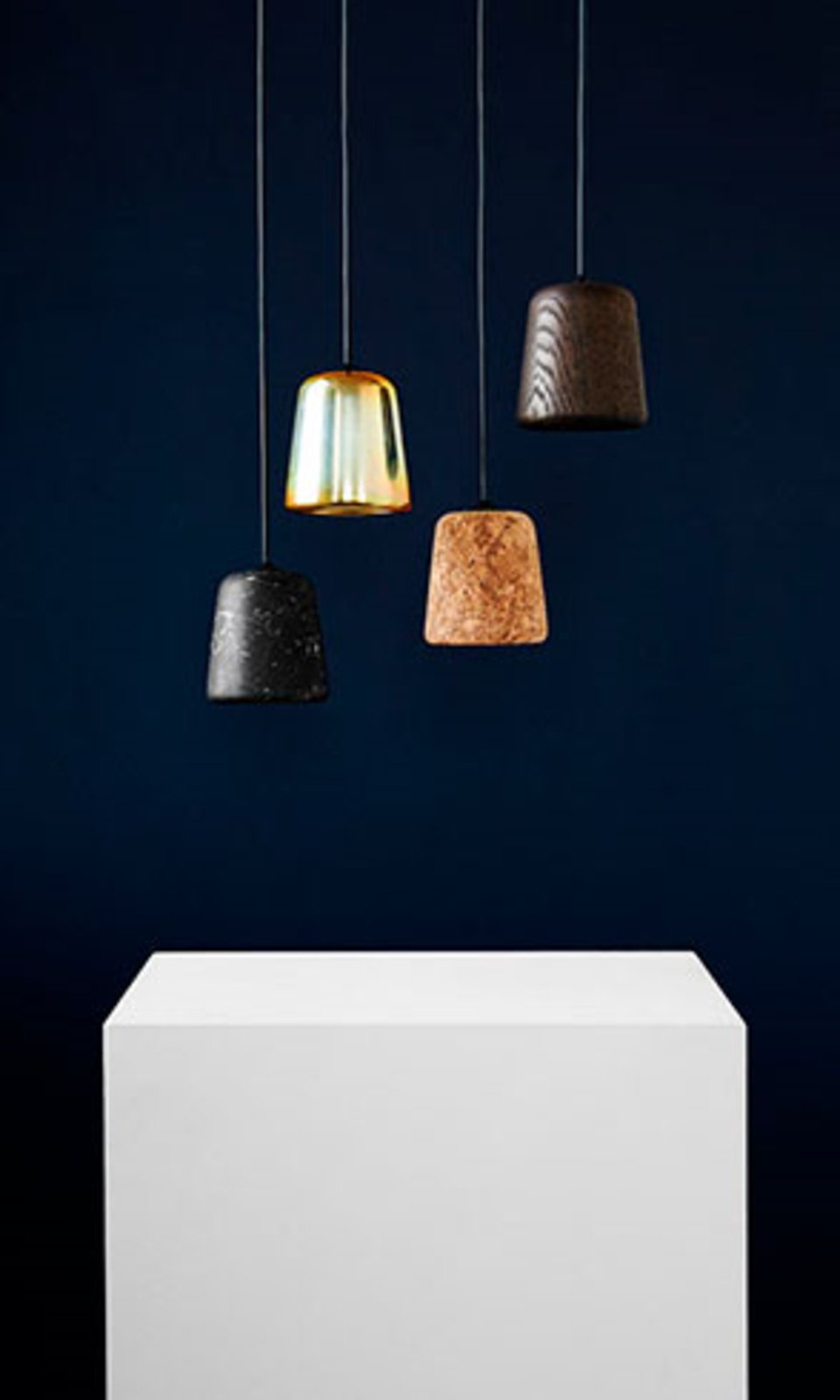 Material Taklampa Natural Cork - New Works