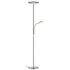 Lampada a LED da pavimento dimmerabile Hades con braccio di lettura a LED