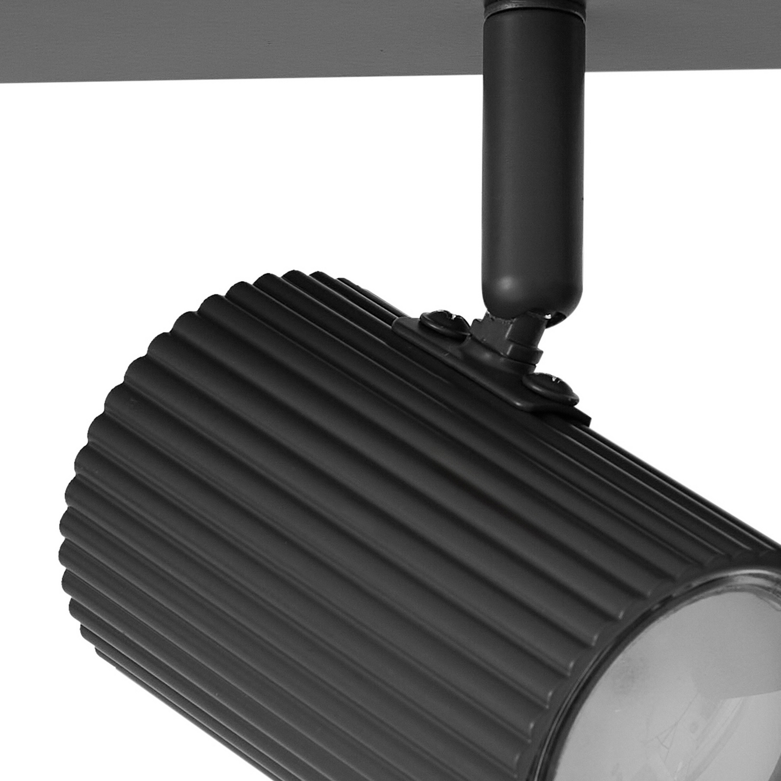 Lindby wandlamp Kardis, donkergrijs, 6-lamps, metaal, GU10