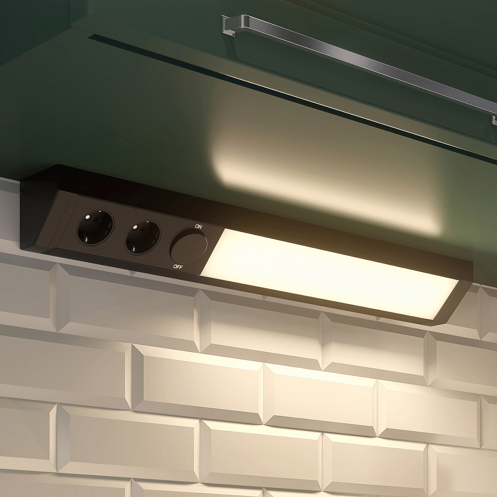 Arcchio Ovano LED-Unterbaulampe, schwarz