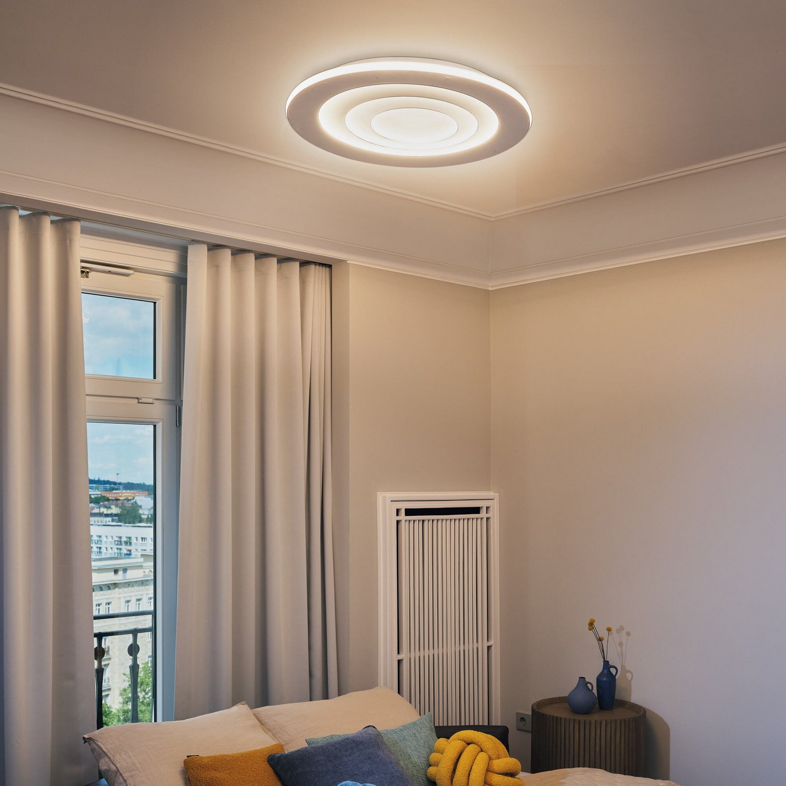 OSRAM LED-Deckenlampe ORBIS SPIRAL ROUND, Ø 69 cm, weiß 63 W