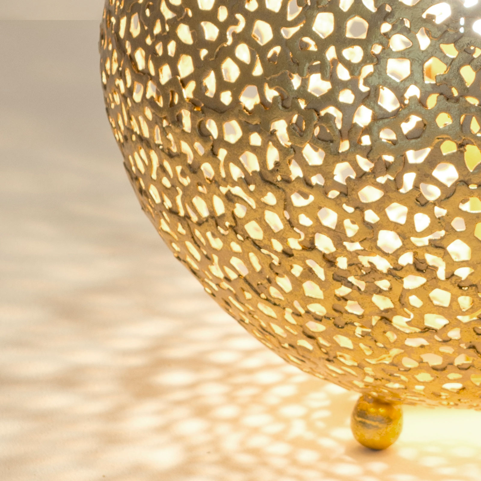 Lampă de masă Lily Piccolo, Ø 33 cm, auriu