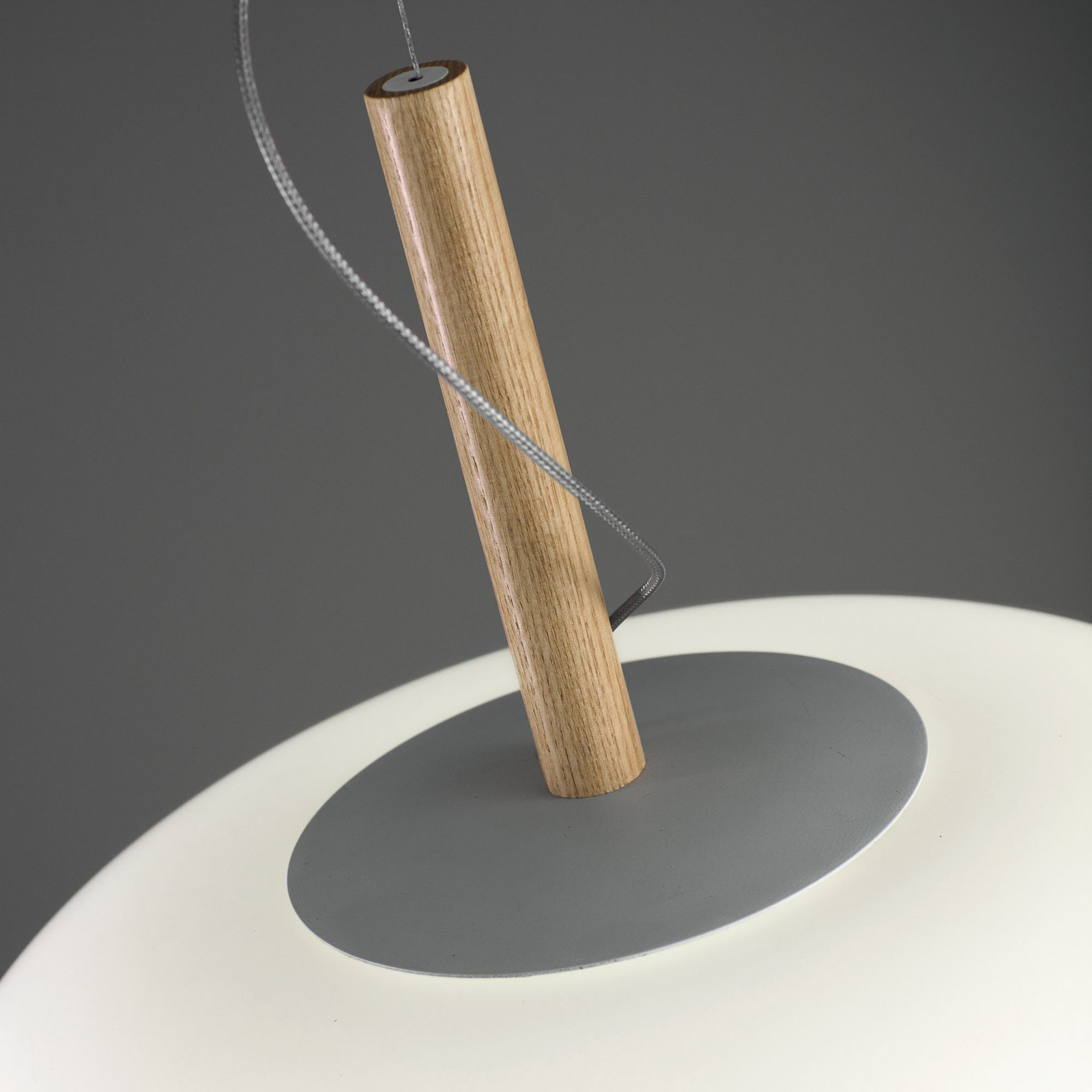 Grok Ilargi -LED-riippuvalo, vaalea, Ø 32cm