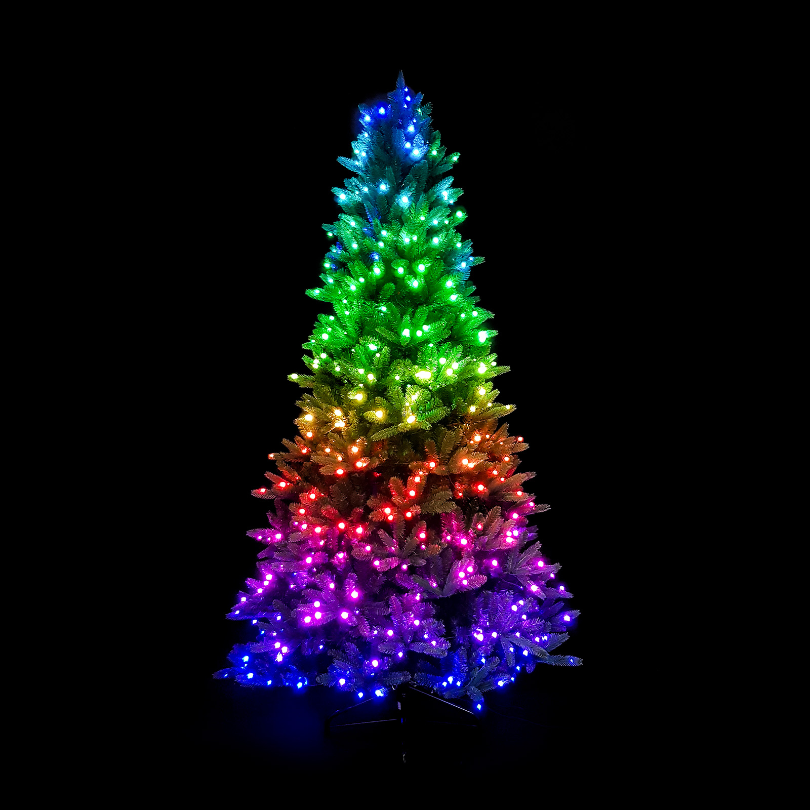 Dekorativno drevo Twinkly RGB, osvetljeno s svetlečimi diodami LED, 150 cm