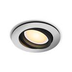 Philips Hue Milliskin LED innfelt spot rund, aluminium