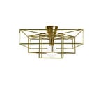 Cube Ceiling Lamp Brass - Globen Lighting