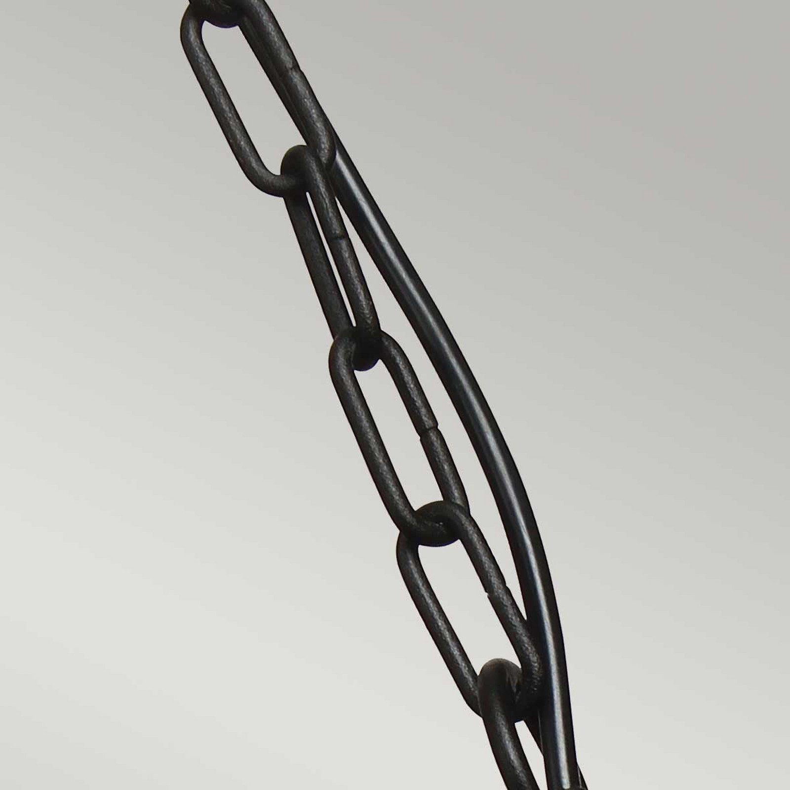 Elstead Preto, Transparente Candeeiro Suspenso Para Exterior Klampenborg, Ip44, Preto