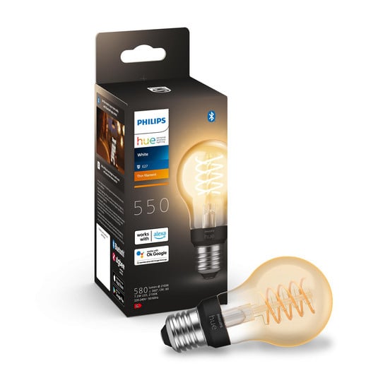 Philips Hue bijela E27 7W filament A60 550lm