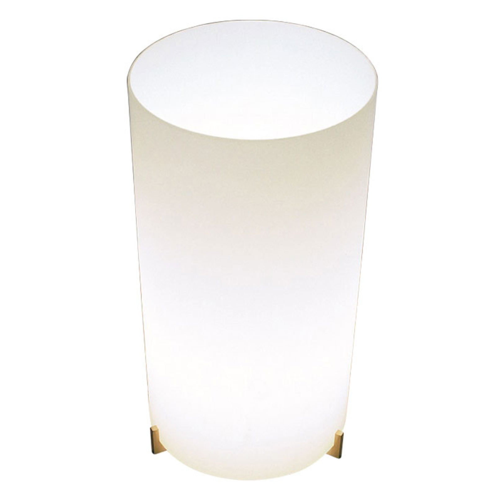 Prandina CPL T1 tafellamp chroom, glas opaal