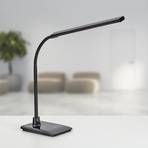 LED stolní lampa MAULpirro, stmívatelná, černá