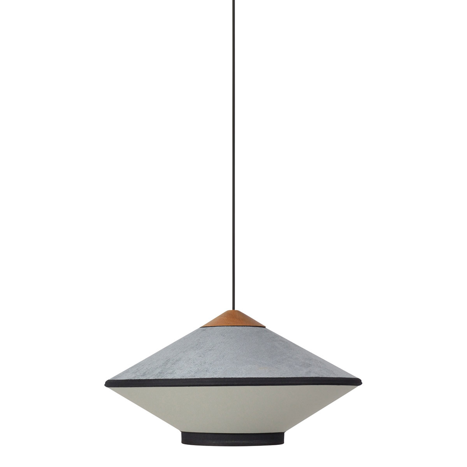 Forestier Cymbal S pendant light 50 cm blue