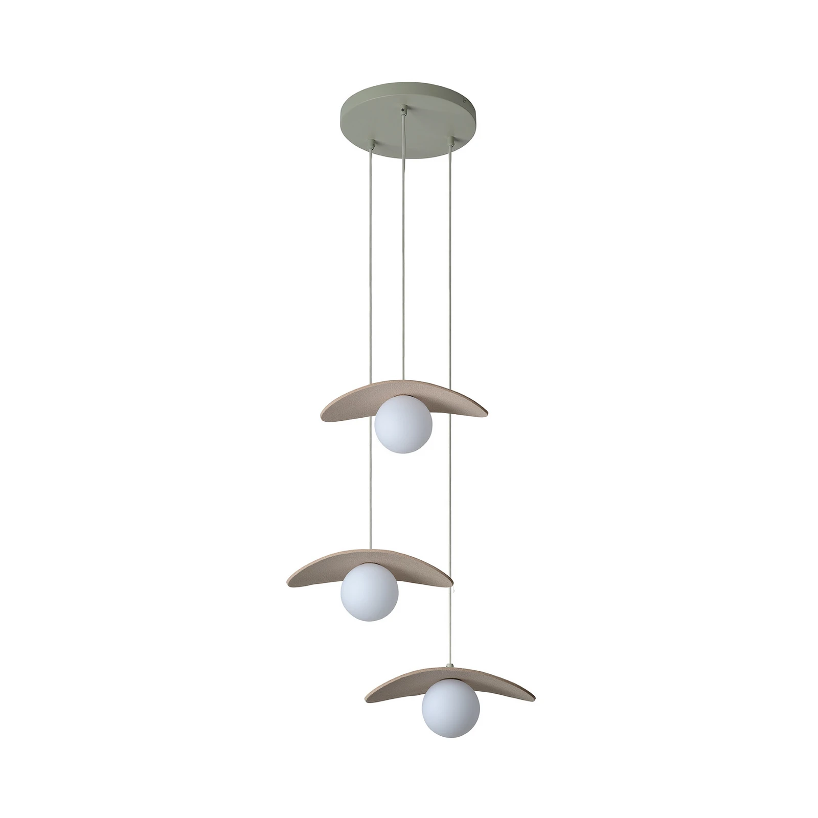 OSRAM pakabinamas šviestuvas „Decor Pearl“, 3 lemputės, smėlio spalvos,