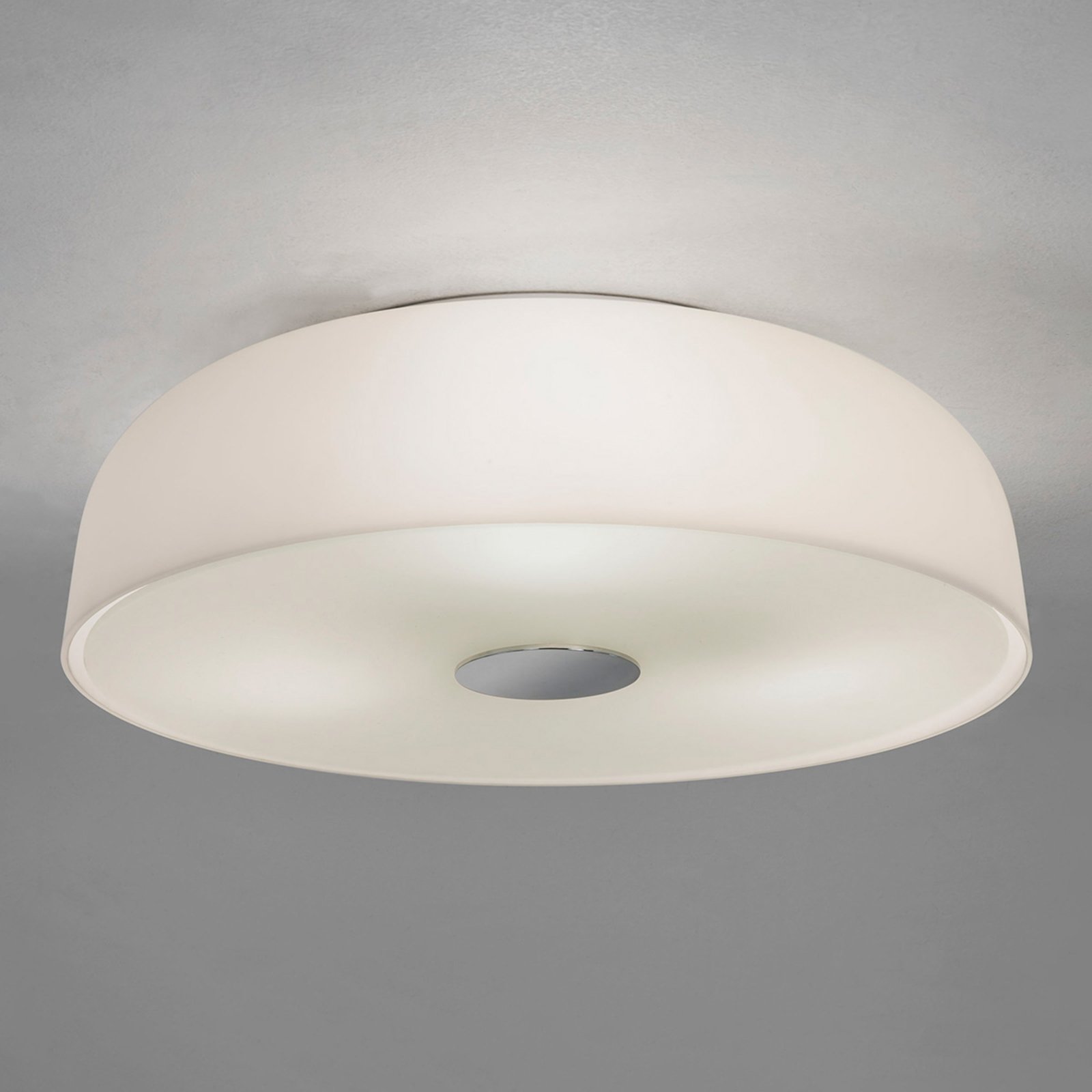 Astro Syros ceiling light made of glass, IP44, for Bathroom, glass, E27, 12 W, energy efficiency: A++, H: 11 cm