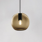 Loon mini hanging light made of coloured glass