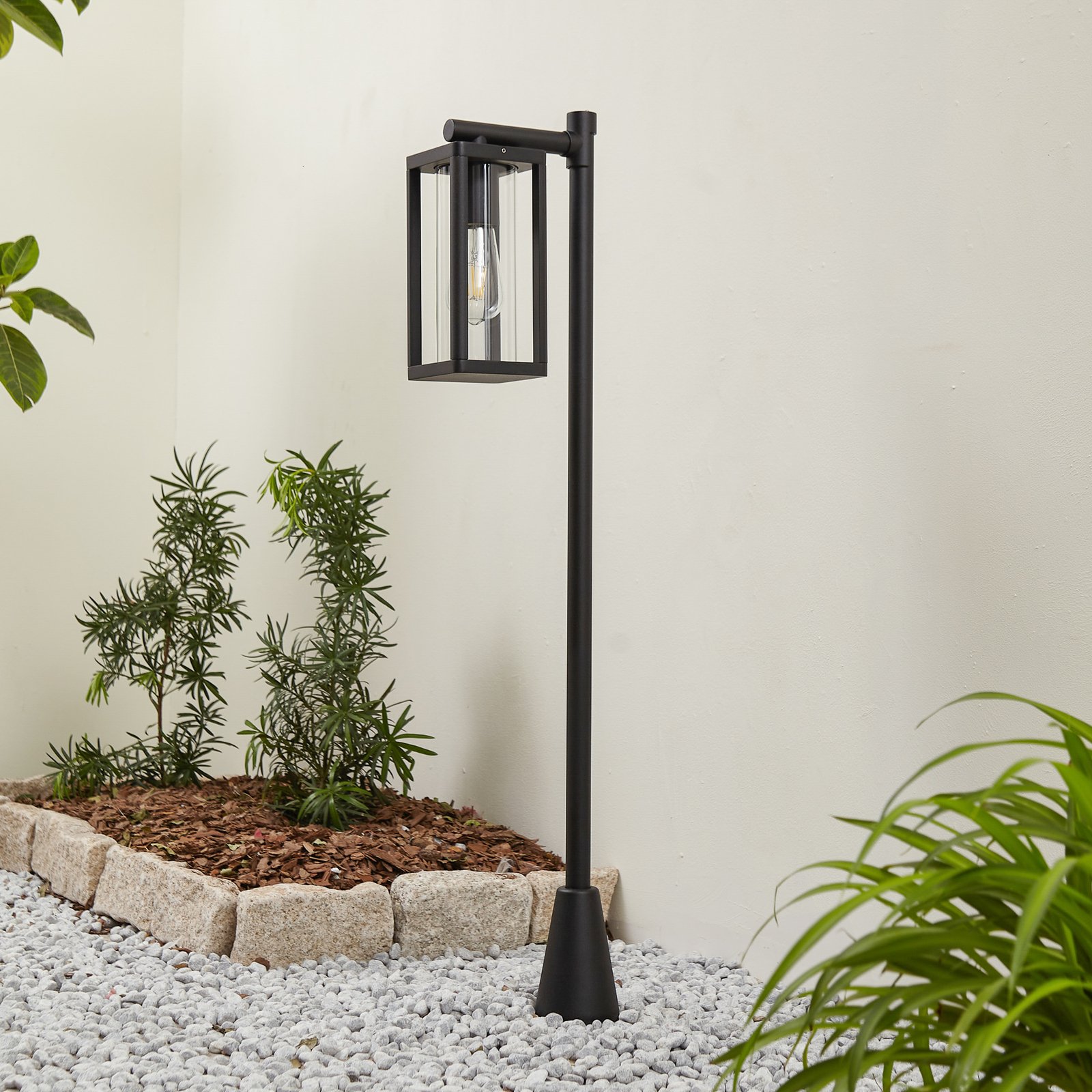Siveta 1 Lampadaire de Parc H100 Noir - Lucande