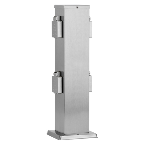 Colonne multiprise Outdoor avec 4 prises