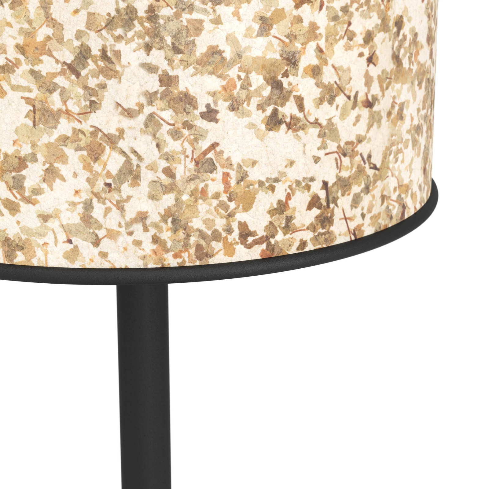 Butterburn table lamp, height 47.5 cm, beige/green, fabric