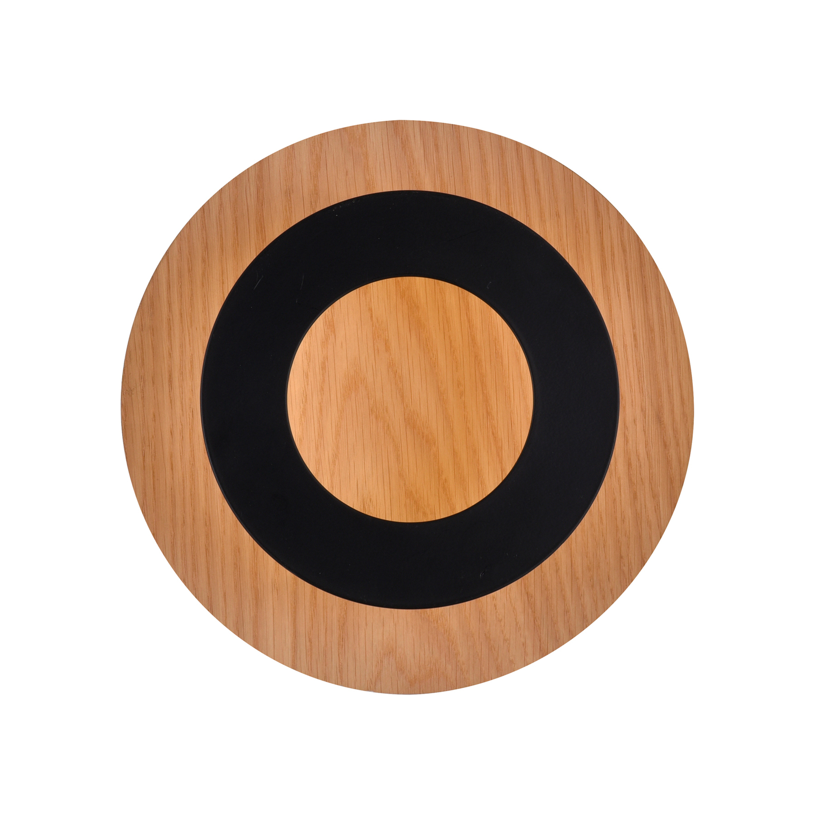 Paul Neuhaus Nevis applique LED en bois, ronde