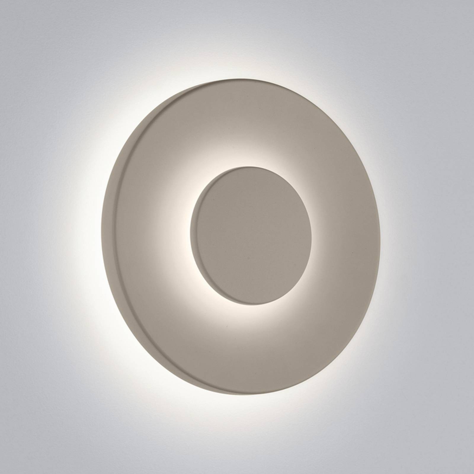 Helestra LED-Außenwandleuchte BUD, dimmbar, hellbraun, IP65 günstig online kaufen