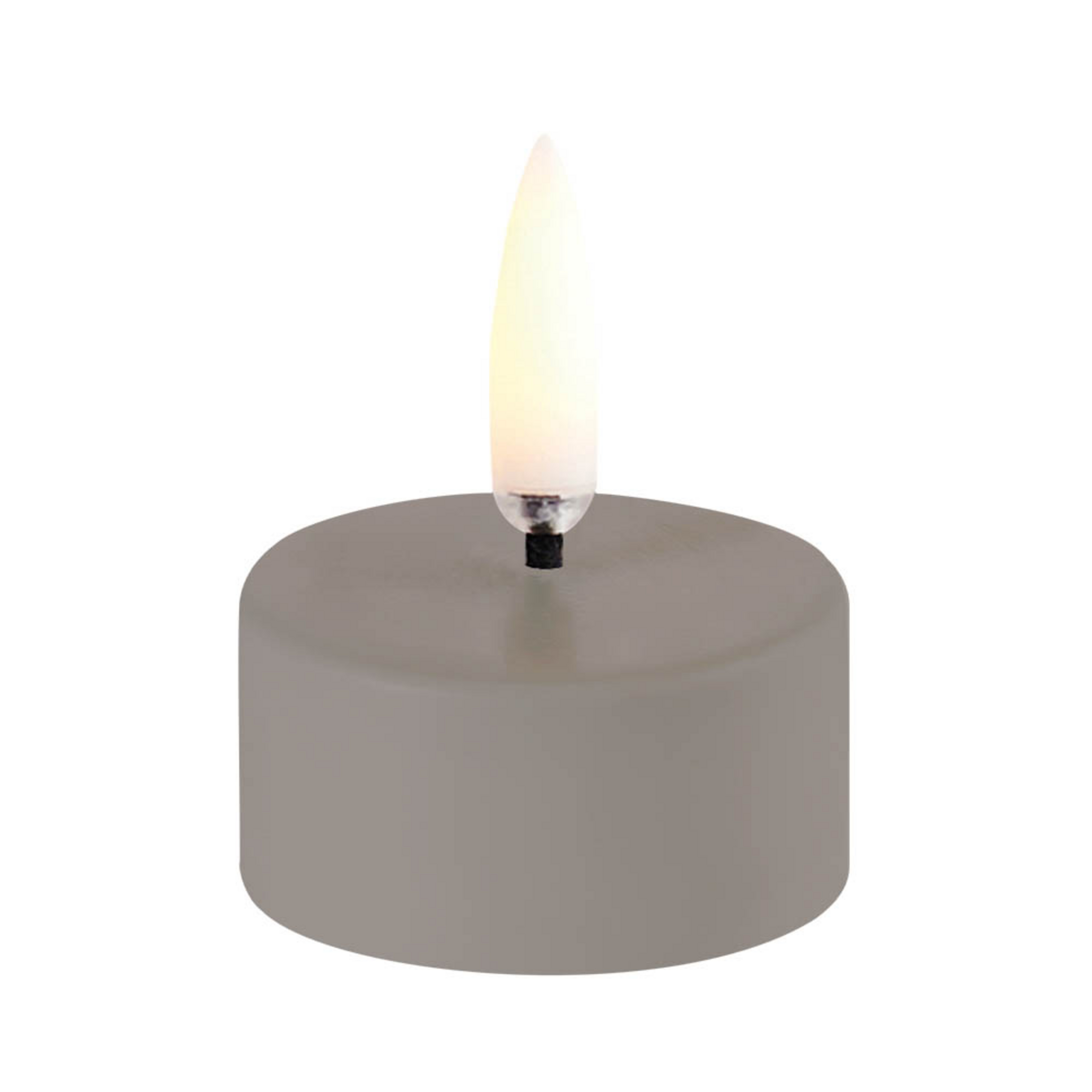 Teelicht LED w/Battery 4 x 2,1 cm Sandstone - Uyuni Lighting