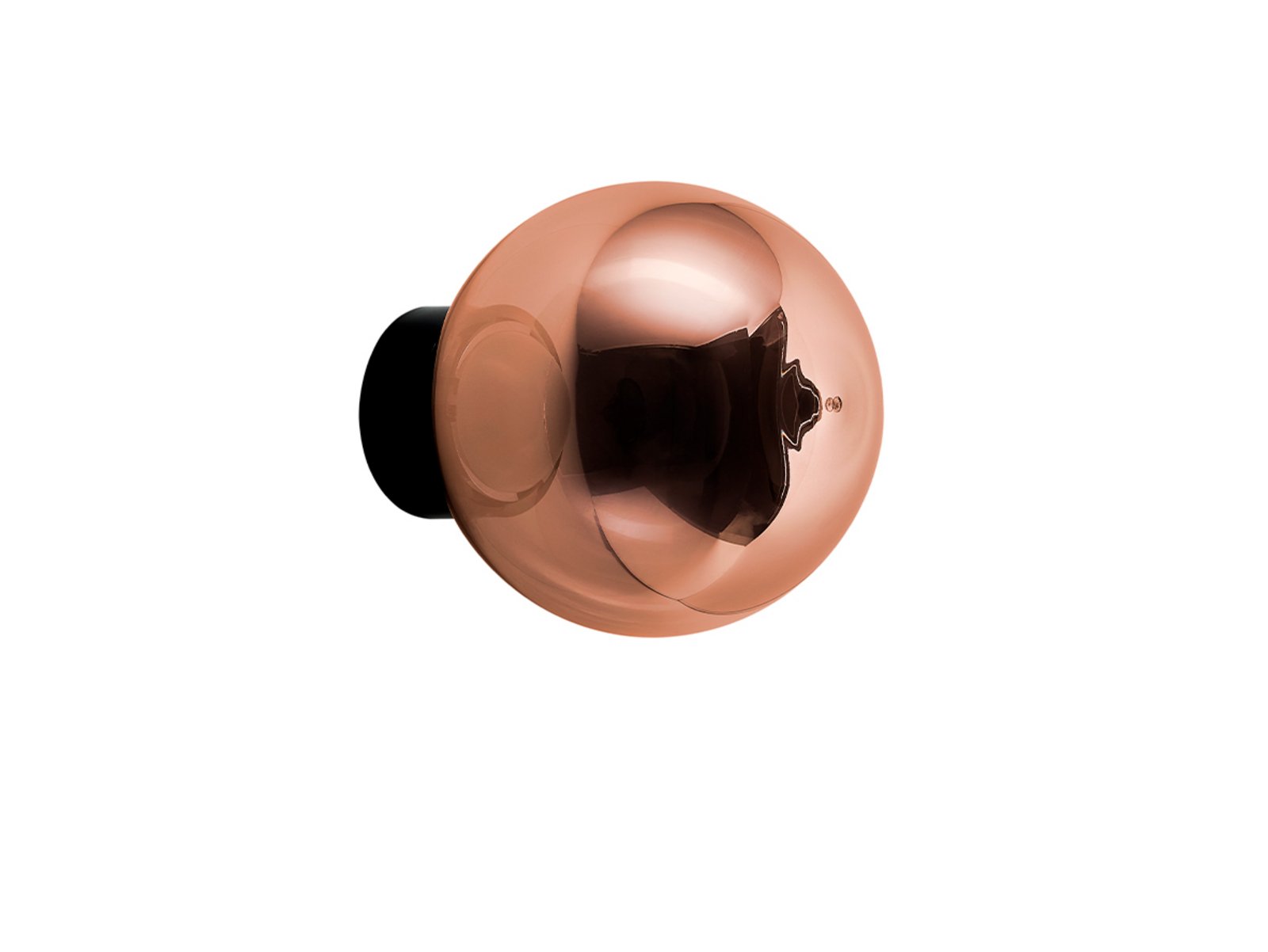 Globe Surface Wall Lamp Ø25 Copper - Tom Dixon