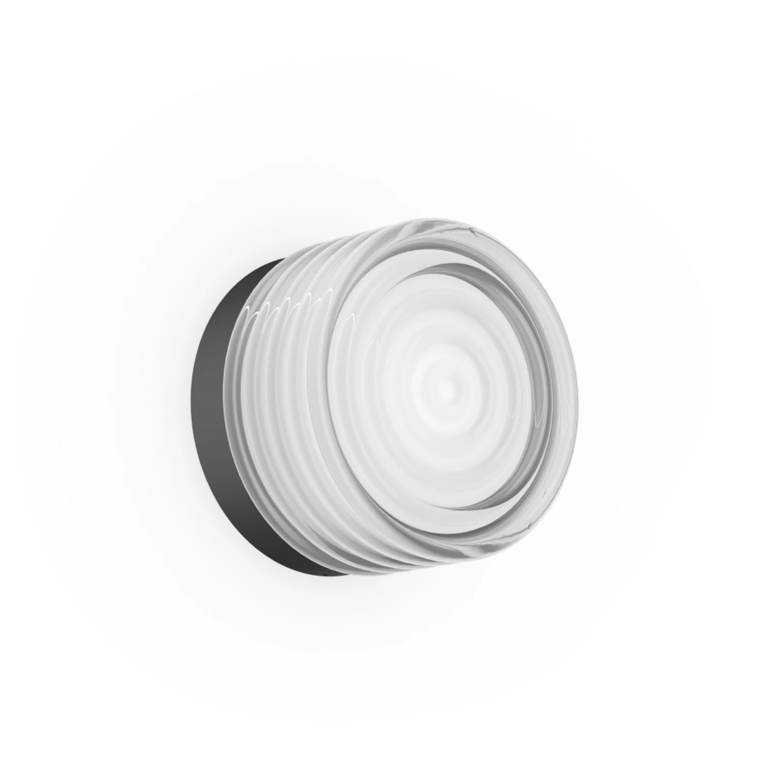 WEVER & DUCRÉ LED-Wandlampe Hajo schwarz/klar phasedim 2700K