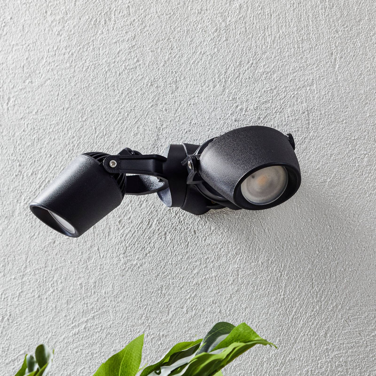 Fumagalli Spot Minitommy-EL à 2 lampes CCT noir/givré