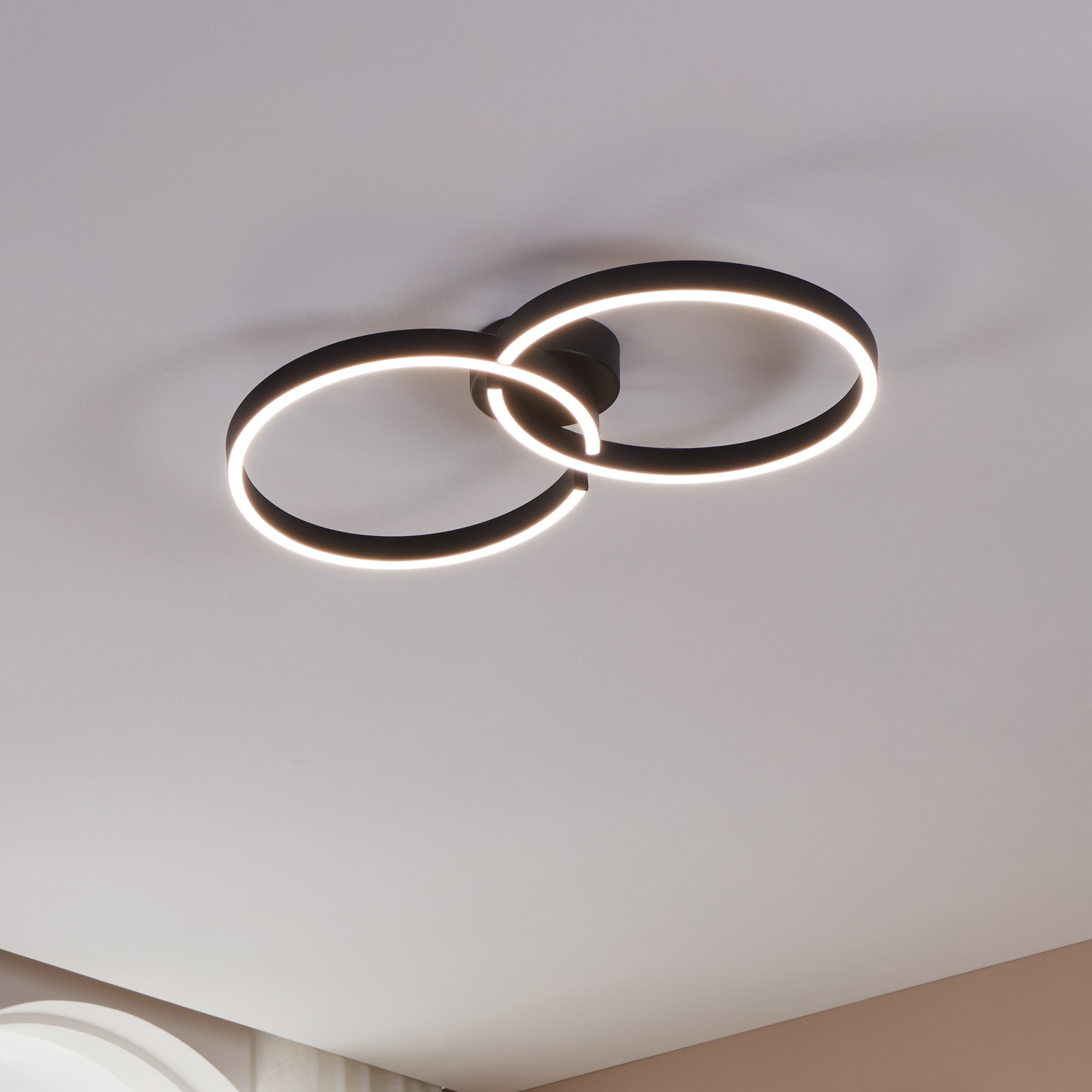 LED-Deckenlampe Armandolo, Länge 67 cm, CCT, RGB