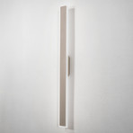 LED-Wandleuchte Isla, sand, Aluminium, Höhe 100 cm, IP54