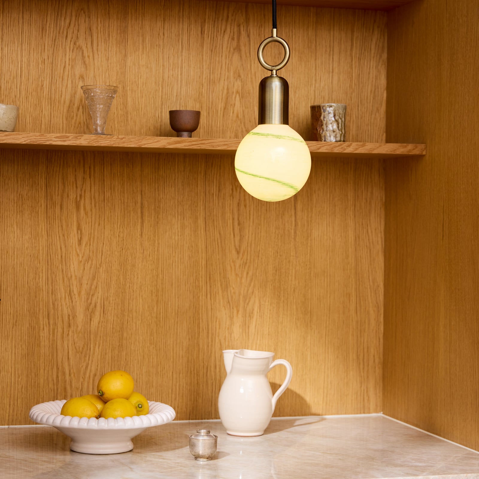 Stockholm LED-pære G125 E27, grøn, 7 W, 2.700 K – Halo Design